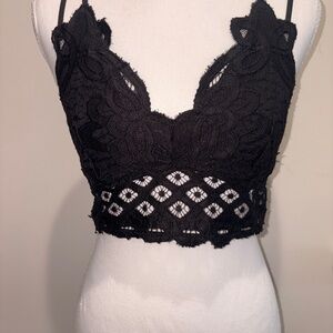Anemone Black Lace Bandeau